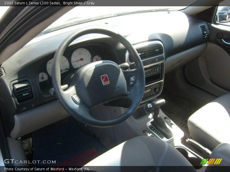 Bright Silver / Gray 2003 Saturn L Series L300 Sedan