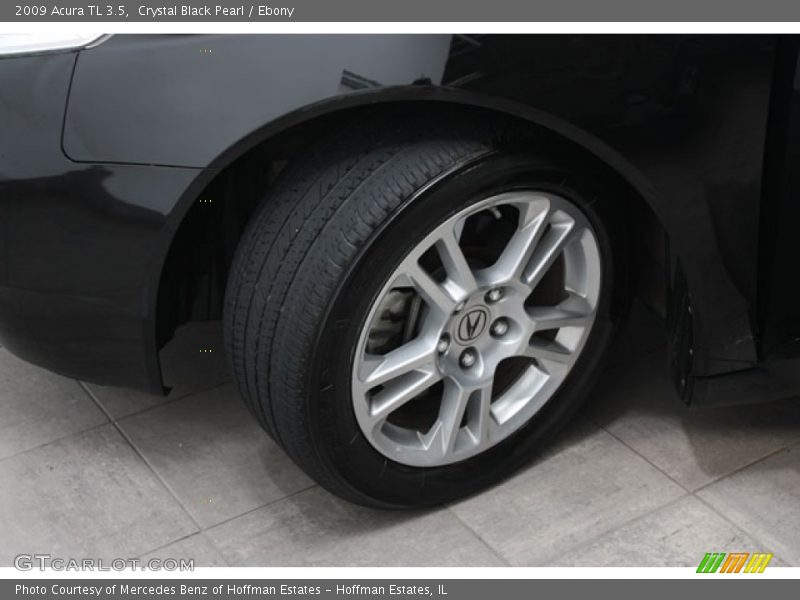 Crystal Black Pearl / Ebony 2009 Acura TL 3.5