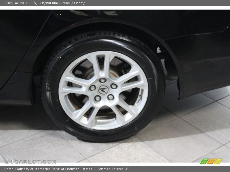 Crystal Black Pearl / Ebony 2009 Acura TL 3.5