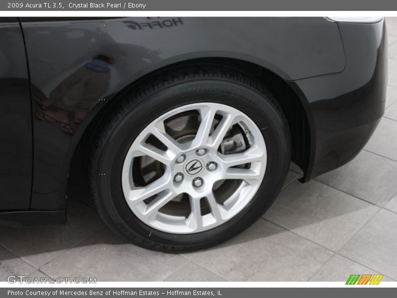 Crystal Black Pearl / Ebony 2009 Acura TL 3.5