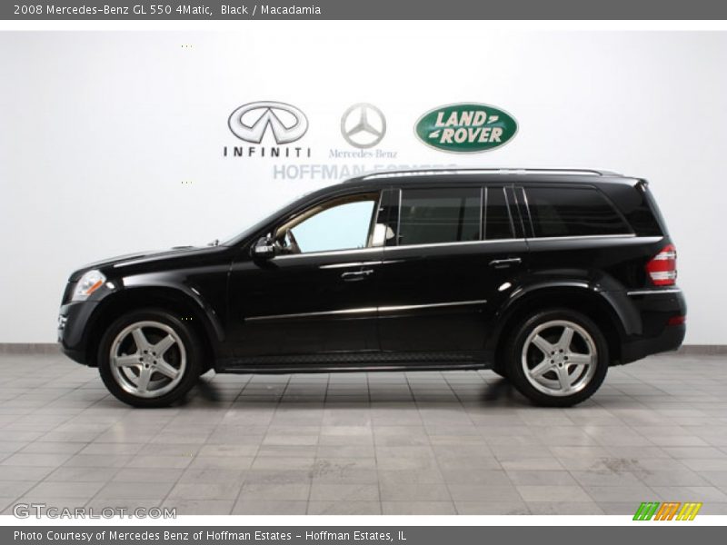 Black / Macadamia 2008 Mercedes-Benz GL 550 4Matic