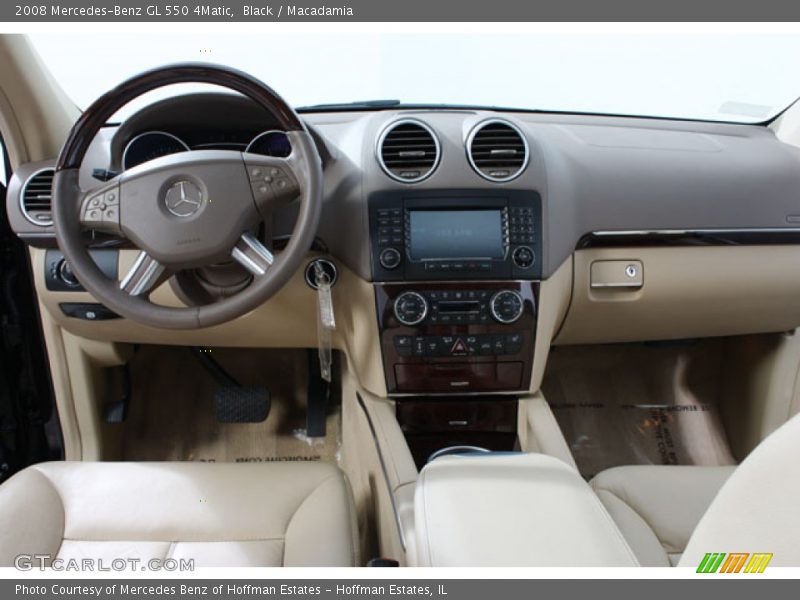 Black / Macadamia 2008 Mercedes-Benz GL 550 4Matic