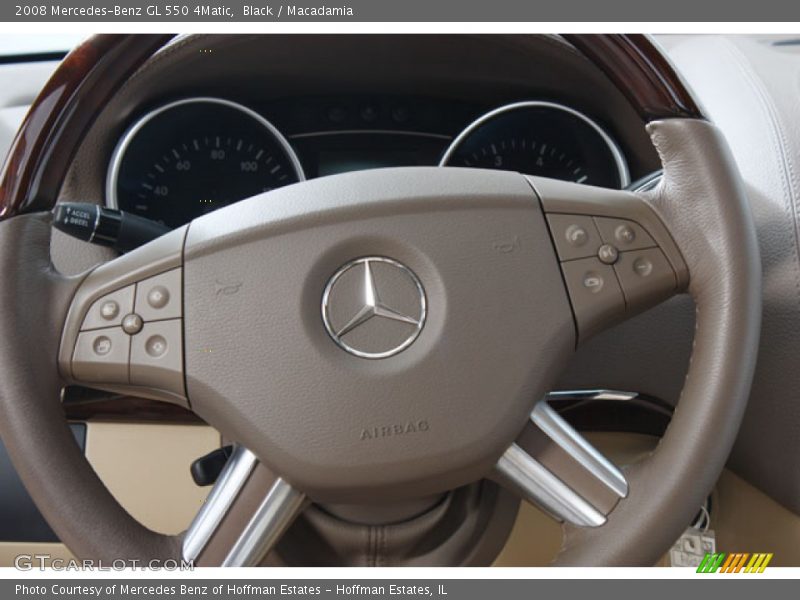 Black / Macadamia 2008 Mercedes-Benz GL 550 4Matic