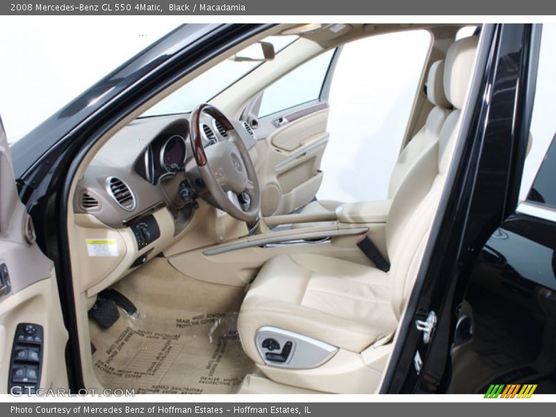 Black / Macadamia 2008 Mercedes-Benz GL 550 4Matic