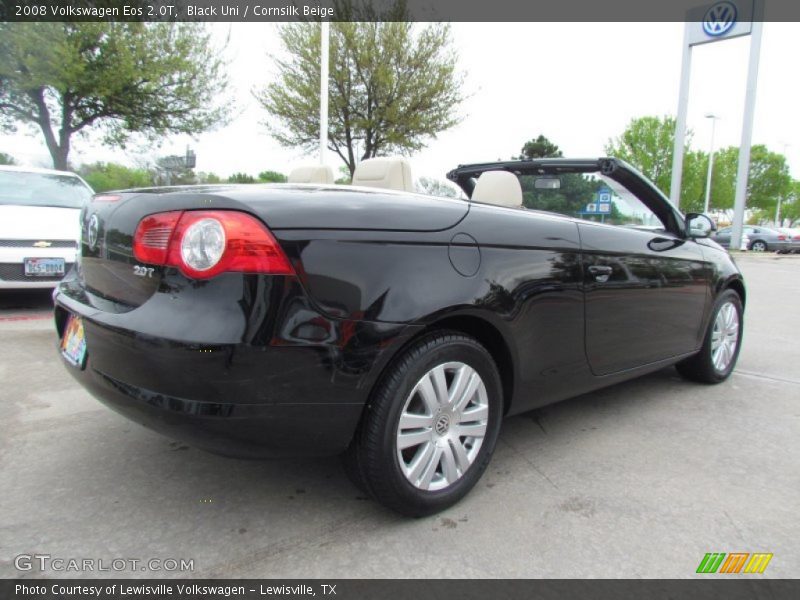 Black Uni / Cornsilk Beige 2008 Volkswagen Eos 2.0T