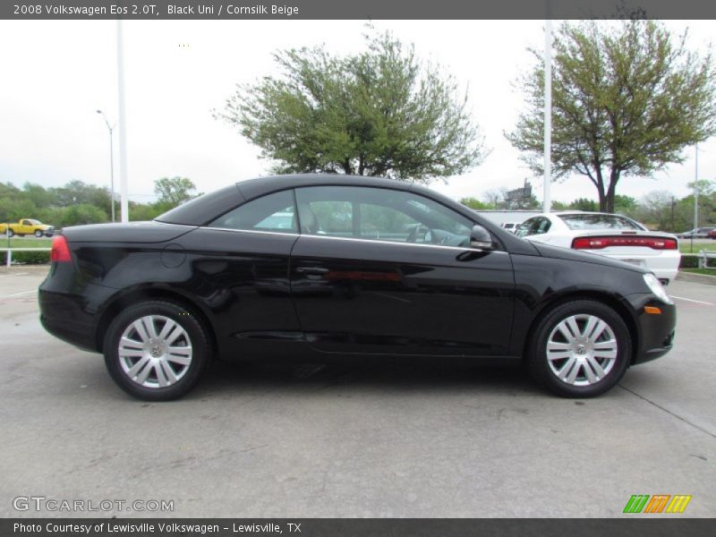 Black Uni / Cornsilk Beige 2008 Volkswagen Eos 2.0T