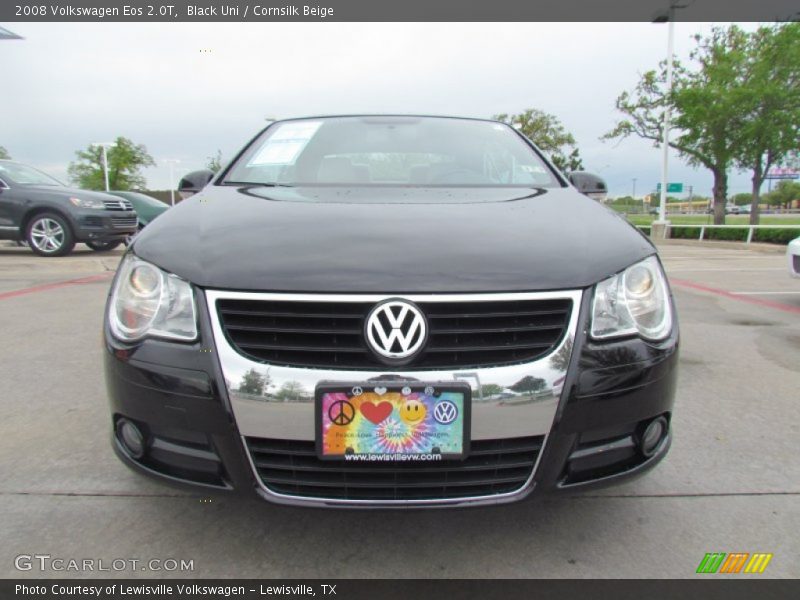 Black Uni / Cornsilk Beige 2008 Volkswagen Eos 2.0T