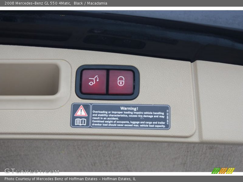 Black / Macadamia 2008 Mercedes-Benz GL 550 4Matic