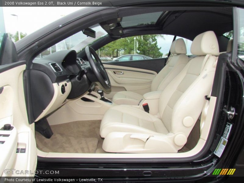 Black Uni / Cornsilk Beige 2008 Volkswagen Eos 2.0T