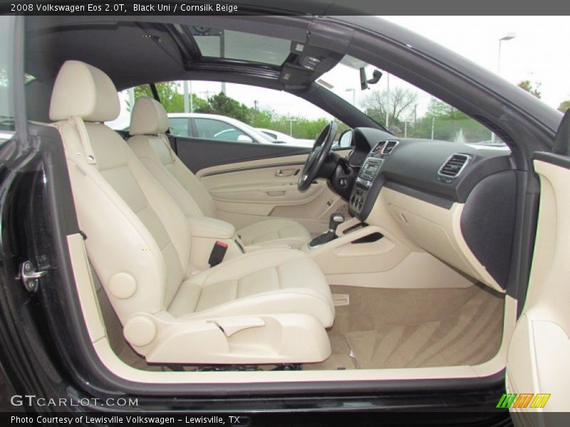 Black Uni / Cornsilk Beige 2008 Volkswagen Eos 2.0T