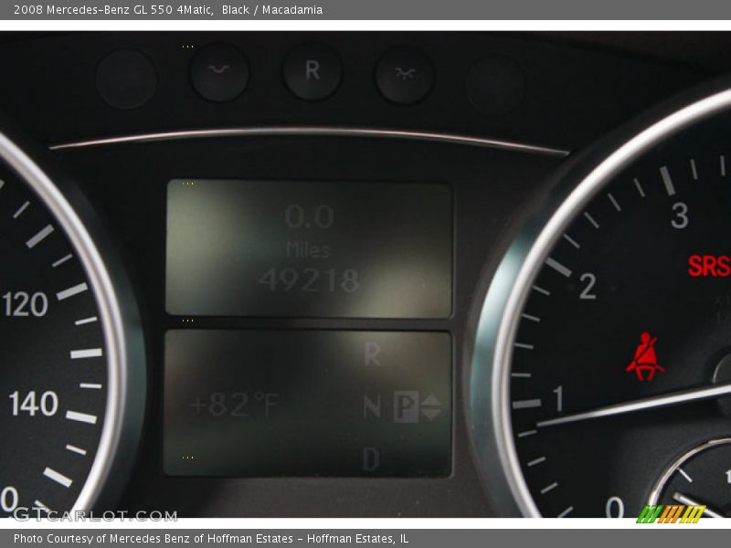 Black / Macadamia 2008 Mercedes-Benz GL 550 4Matic