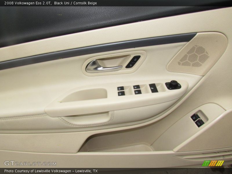 Black Uni / Cornsilk Beige 2008 Volkswagen Eos 2.0T