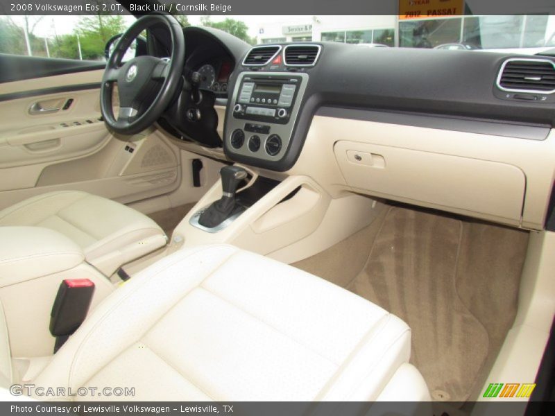 Black Uni / Cornsilk Beige 2008 Volkswagen Eos 2.0T
