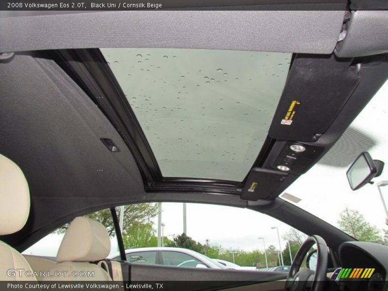 Black Uni / Cornsilk Beige 2008 Volkswagen Eos 2.0T