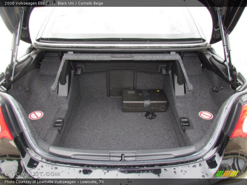 Black Uni / Cornsilk Beige 2008 Volkswagen Eos 2.0T