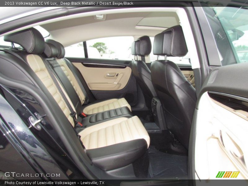  2013 CC V6 Lux Desert Beige/Black Interior