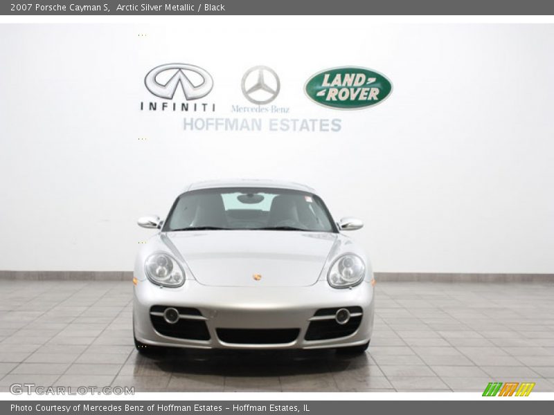 Arctic Silver Metallic / Black 2007 Porsche Cayman S