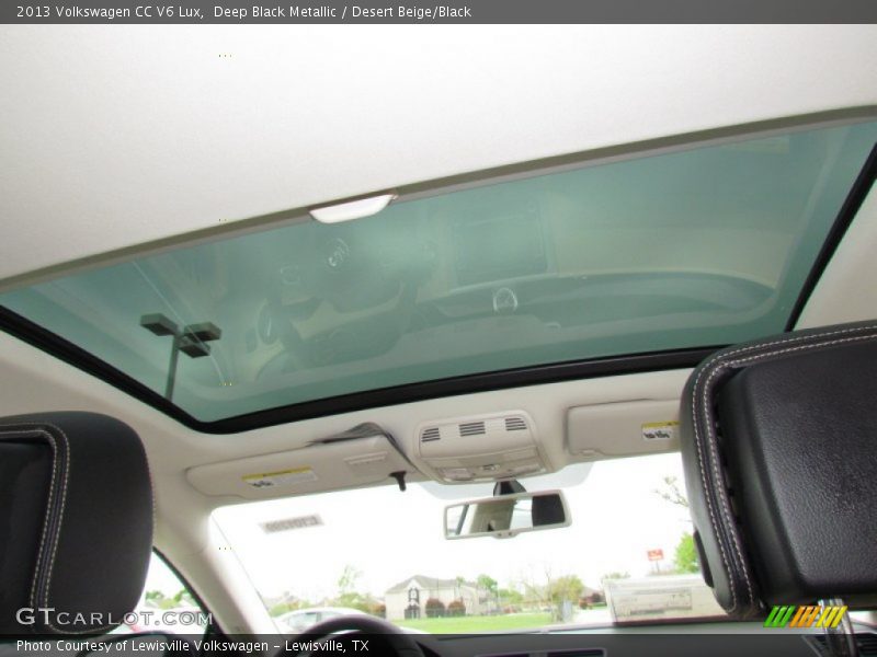 Sunroof of 2013 CC V6 Lux