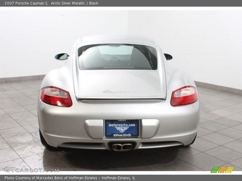 Arctic Silver Metallic / Black 2007 Porsche Cayman S