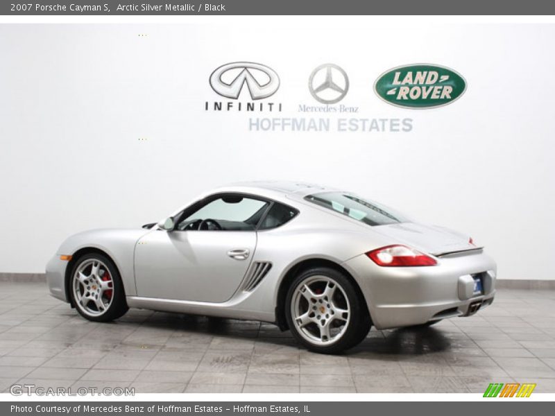 Arctic Silver Metallic / Black 2007 Porsche Cayman S