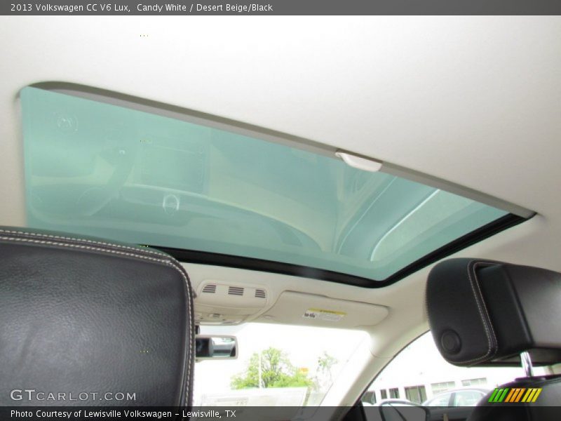 Sunroof of 2013 CC V6 Lux