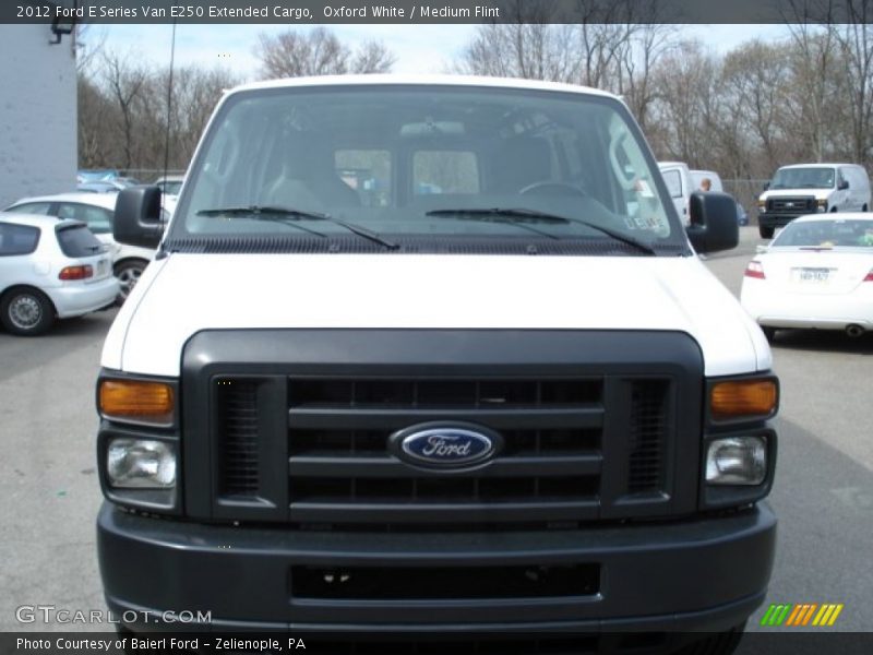 Oxford White / Medium Flint 2012 Ford E Series Van E250 Extended Cargo