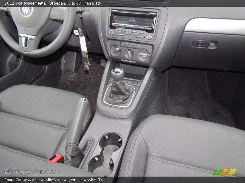 Black / Titan Black 2012 Volkswagen Jetta TDI Sedan
