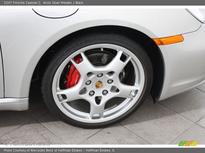 Arctic Silver Metallic / Black 2007 Porsche Cayman S