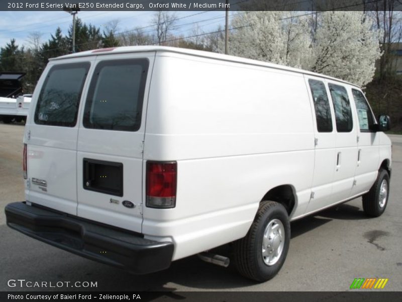 Oxford White / Medium Flint 2012 Ford E Series Van E250 Extended Cargo