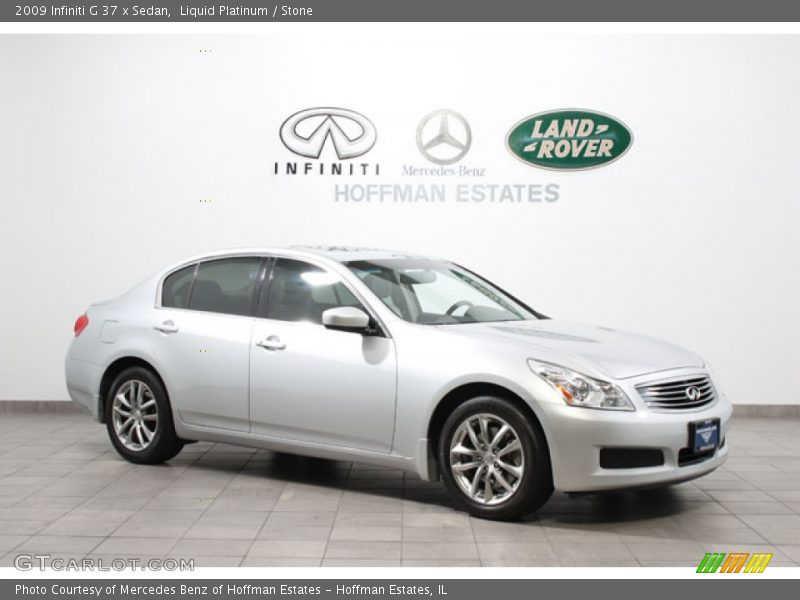 Liquid Platinum / Stone 2009 Infiniti G 37 x Sedan