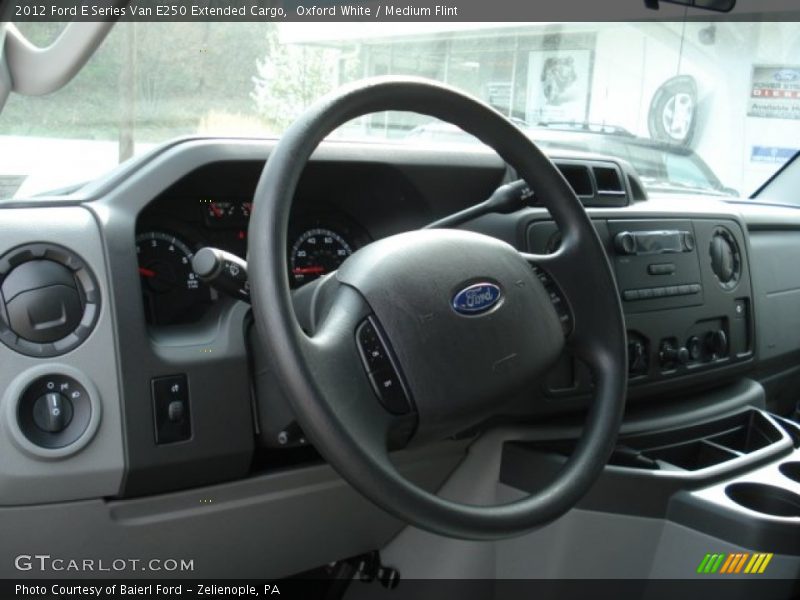 Oxford White / Medium Flint 2012 Ford E Series Van E250 Extended Cargo