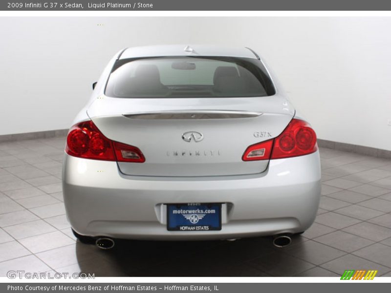 Liquid Platinum / Stone 2009 Infiniti G 37 x Sedan