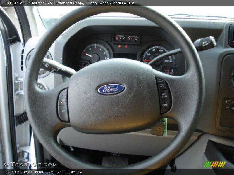 Oxford White / Medium Flint 2012 Ford E Series Van E250 Extended Cargo