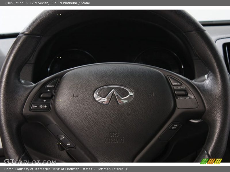 Liquid Platinum / Stone 2009 Infiniti G 37 x Sedan