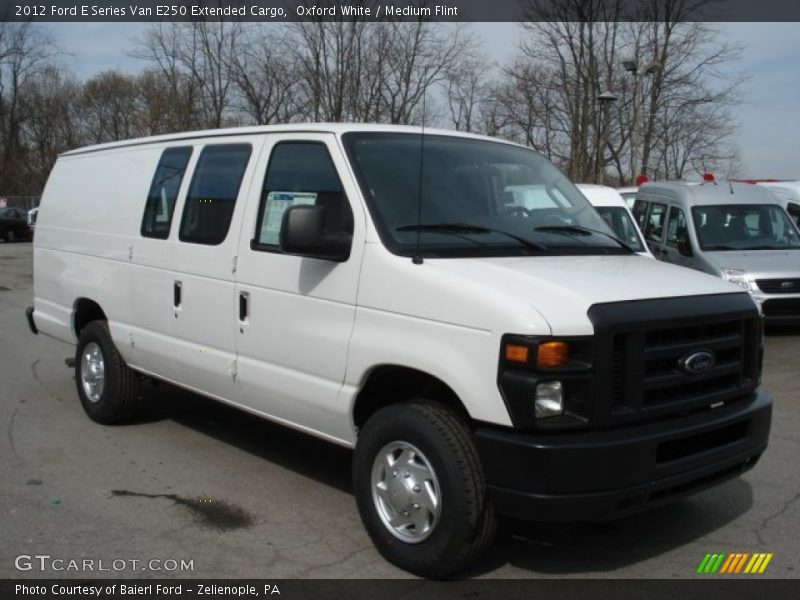 Front 3/4 View of 2012 E Series Van E250 Extended Cargo