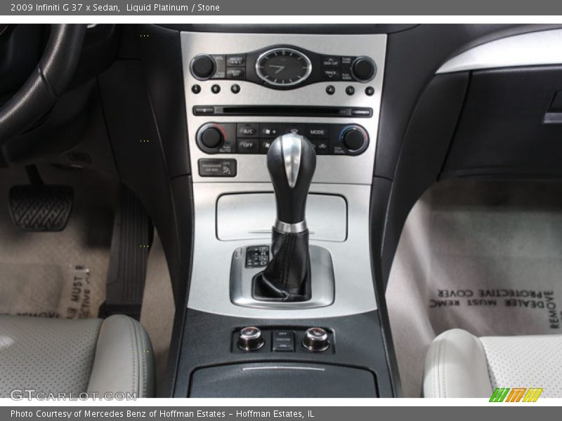 Liquid Platinum / Stone 2009 Infiniti G 37 x Sedan