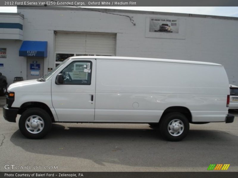 Oxford White / Medium Flint 2012 Ford E Series Van E250 Extended Cargo