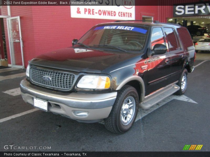 Black / Medium Graphite 2002 Ford Expedition Eddie Bauer