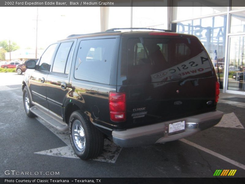 Black / Medium Graphite 2002 Ford Expedition Eddie Bauer