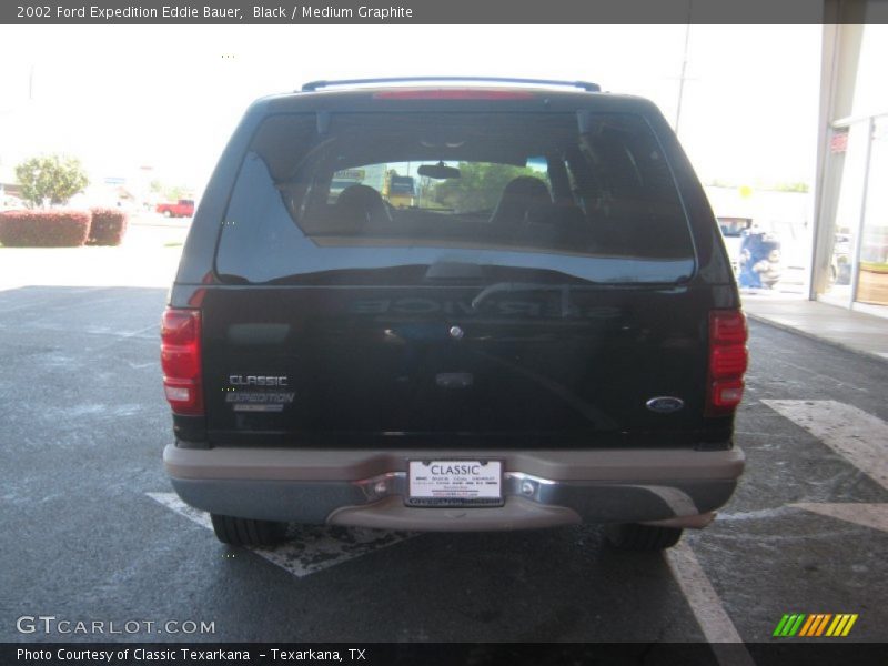 Black / Medium Graphite 2002 Ford Expedition Eddie Bauer