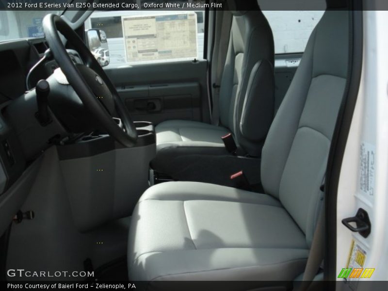 Oxford White / Medium Flint 2012 Ford E Series Van E250 Extended Cargo