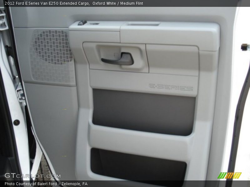 Oxford White / Medium Flint 2012 Ford E Series Van E250 Extended Cargo