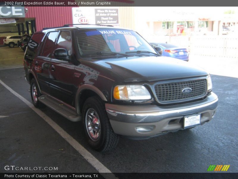 Black / Medium Graphite 2002 Ford Expedition Eddie Bauer
