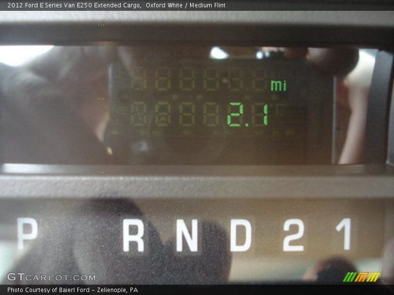 Oxford White / Medium Flint 2012 Ford E Series Van E250 Extended Cargo