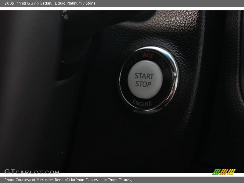 Liquid Platinum / Stone 2009 Infiniti G 37 x Sedan