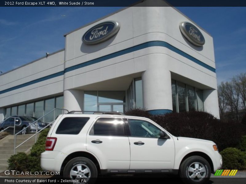 White Suede / Stone 2012 Ford Escape XLT 4WD