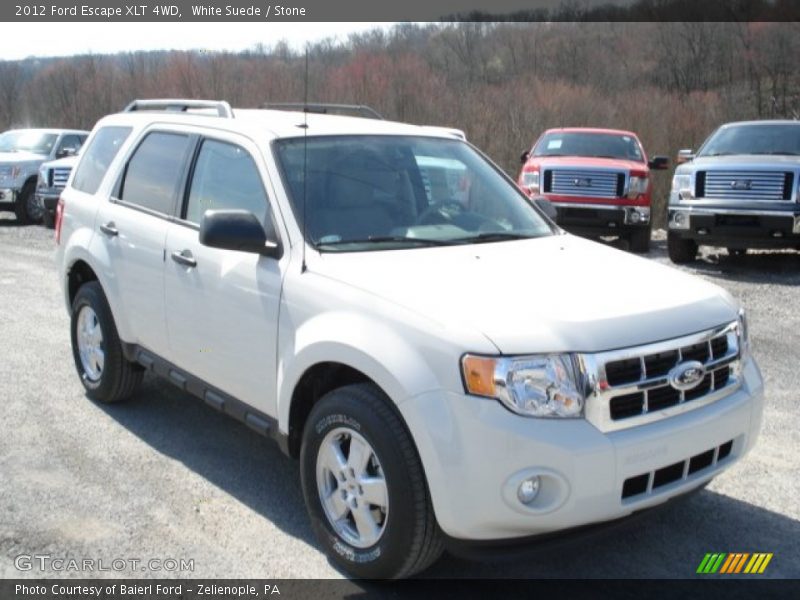 White Suede / Stone 2012 Ford Escape XLT 4WD