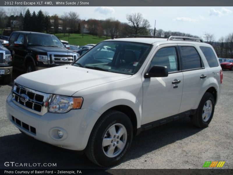 White Suede / Stone 2012 Ford Escape XLT 4WD