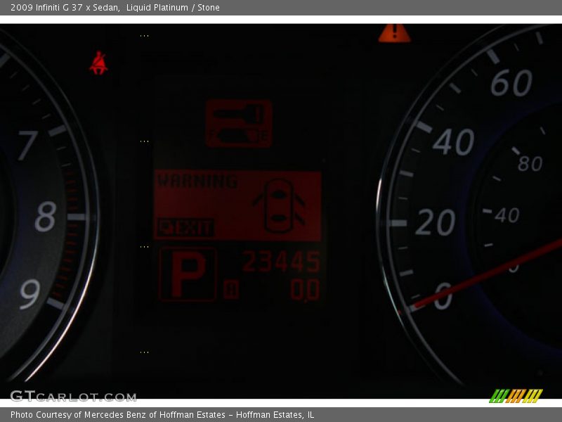 Liquid Platinum / Stone 2009 Infiniti G 37 x Sedan