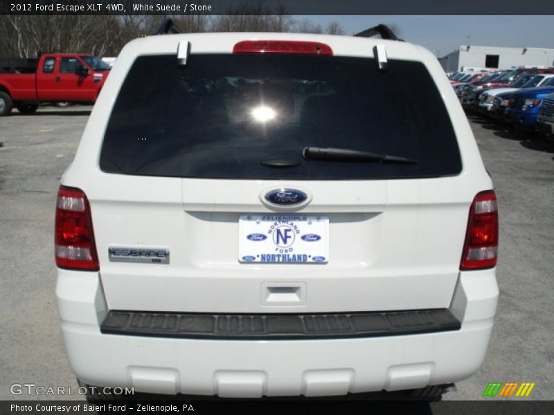 White Suede / Stone 2012 Ford Escape XLT 4WD